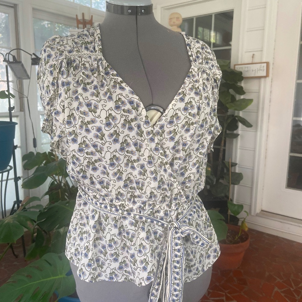 Max Studio Belted Top